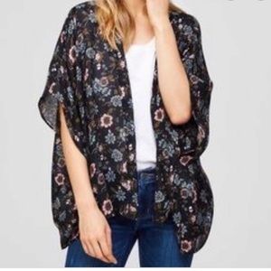 LOFT Floral kimono cover-up